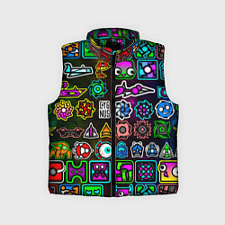 Детский жилет Geometry Dash: Heroes, цвет: 3D-черный