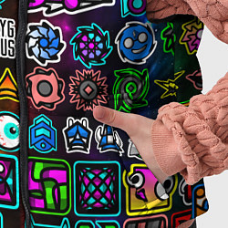 Детский жилет Geometry Dash: Heroes, цвет: 3D-черный — фото 2