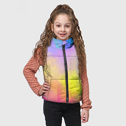 Детский жилет Красочный неон, цвет: 3D-черный — фото 2
