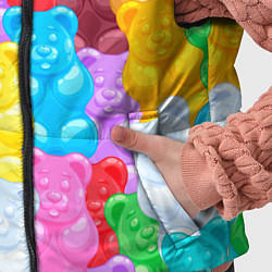 Детский жилет Мармеладные мишки разноцветные, цвет: 3D-светло-серый — фото 2