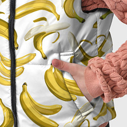 Детский жилет Кругом бананы, цвет: 3D-светло-серый — фото 2
