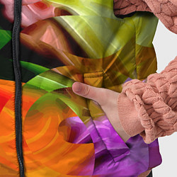 Детский жилет Разноцветная абстрактная композиция Лето Multi-col, цвет: 3D-красный — фото 2
