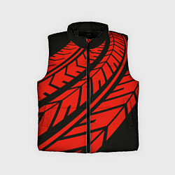 Детский жилет След авто, цвет: 3D-черный