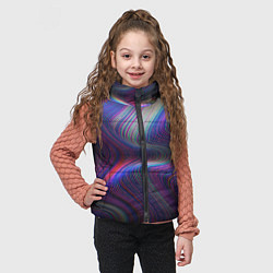 Детский жилет WAVES ILLUSION, цвет: 3D-черный — фото 2