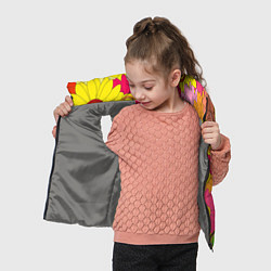 Детский жилет CHAMOMILE CHRYSANTHEMUMS, цвет: 3D-светло-серый — фото 2