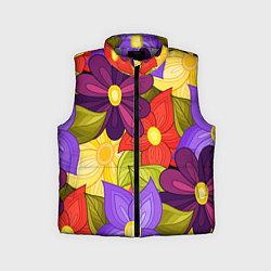 Детский жилет MULTICOLORED PANSIES