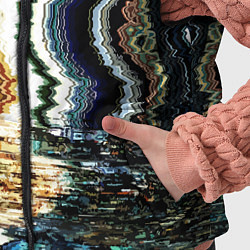 Детский жилет Glitch pattern - fashion trend, цвет: 3D-черный — фото 2