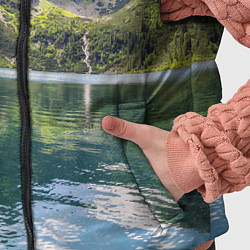 Детский жилет Прозрачное горное озеро, цвет: 3D-светло-серый — фото 2