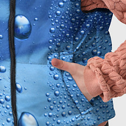 Детский жилет Subaru - капли, цвет: 3D-черный — фото 2