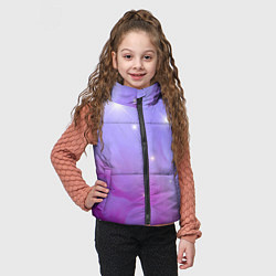 Детский жилет Космическое одеяло, цвет: 3D-светло-серый — фото 2