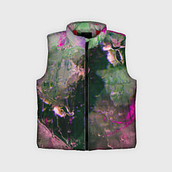 Детский жилет Абстрактные краски и силуэты