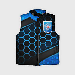 Детский жилет Объемные соты - герб России