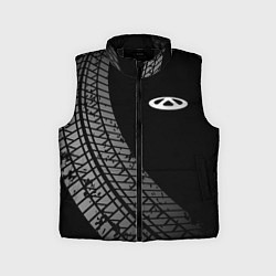 Детский жилет Chery tire tracks, цвет: 3D-черный