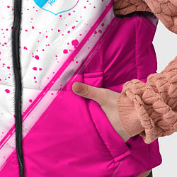 Детский жилет Hoffenheim neon gradient style: надпись, символ, цвет: 3D-черный — фото 2