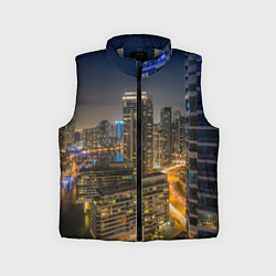 Детский жилет Ночной красочный город