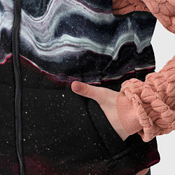 Детский жилет Волнообразные следы белого и красного песка, цвет: 3D-светло-серый — фото 2