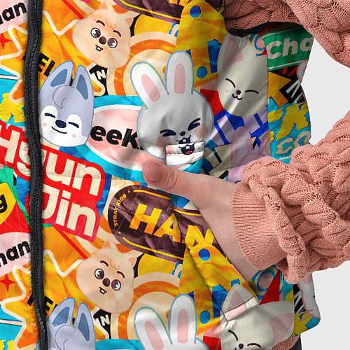 Детский жилет Skzoo stickers characters / 3D-Красный – фото 5