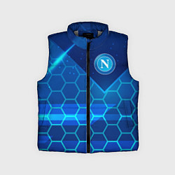 Детский жилет Napoli Соты абстракция, цвет: 3D-светло-серый