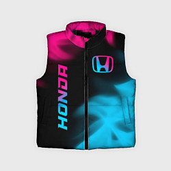 Детский жилет Honda - neon gradient: надпись, символ