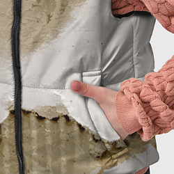 Детский жилет Рваный гофрированный картон - Milano, цвет: 3D-светло-серый — фото 2