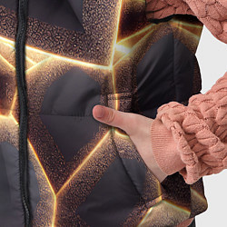 Детский жилет Сотовая лава, цвет: 3D-светло-серый — фото 2