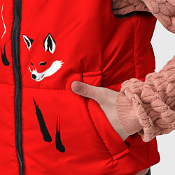 Детский жилет Красная лиса, цвет: 3D-черный — фото 2