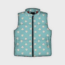 Детский жилет Цветок мелкий скетч, цвет: 3D-красный