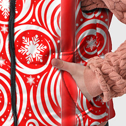 Детский жилет Новогодний зимний узор, цвет: 3D-черный — фото 2