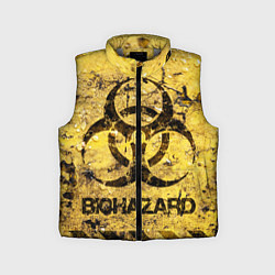 Детский жилет Danger biohazard, цвет: 3D-светло-серый