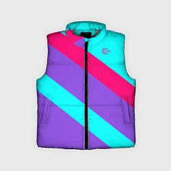 Детский жилет Аля восьмидесятые FIRM, цвет: 3D-светло-серый