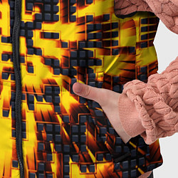 Детский жилет Неоновый взрыв - яркое свечение, цвет: 3D-красный — фото 2