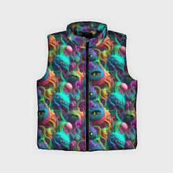 Детский жилет Паттерн Морские Монстры