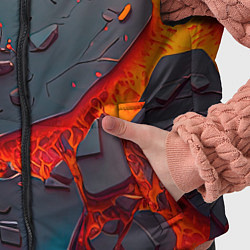 Детский жилет Мультяшная лава, цвет: 3D-черный — фото 2