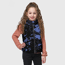 Детский жилет Тёмно-синий камуфляж, цвет: 3D-черный — фото 2