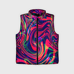 Детский жилет Яркие волны
