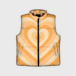 Детский жилет Hearts orange