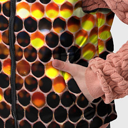 Детский жилет Медовые пчелиные соты, цвет: 3D-черный — фото 2