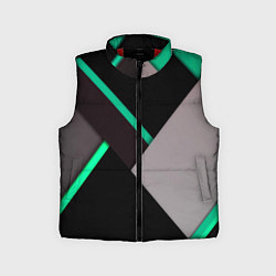 Детский жилет Спортивная геометрия линии