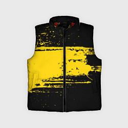 Детский жилет Желтое граффити