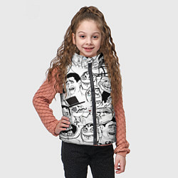 Детский жилет Сборник мемов, цвет: 3D-черный — фото 2
