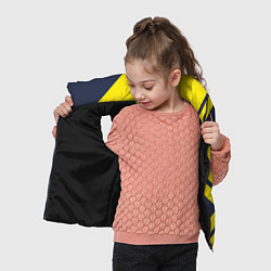 Детский жилет Жёлтые стрелки, цвет: 3D-черный — фото 2