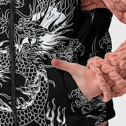 Детский жилет Татуировка японского дракона, цвет: 3D-черный — фото 2