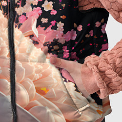 Детский жилет Множество розовых цветов, цвет: 3D-светло-серый — фото 2