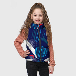 Детский жилет Текстурный грандж, цвет: 3D-черный — фото 2
