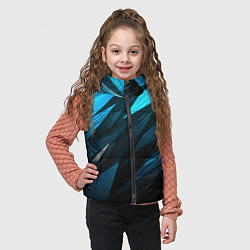 Детский жилет Black blue style, цвет: 3D-красный — фото 2