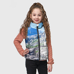 Детский жилет Горы России, цвет: 3D-красный — фото 2