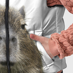 Детский жилет Капибара пофигист, цвет: 3D-черный — фото 2