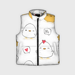 Детский жилет Привет цыпленок