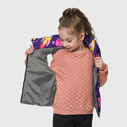 Детский жилет Космическая тема паттерн, цвет: 3D-светло-серый — фото 2