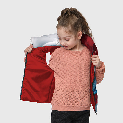 Детский жилет Флаг России абстракт / 3D-Красный – фото 4